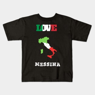 Messina shirt - maglietta Messina Sicilia gift magliette Messina Sicily regalo Kids T-Shirt